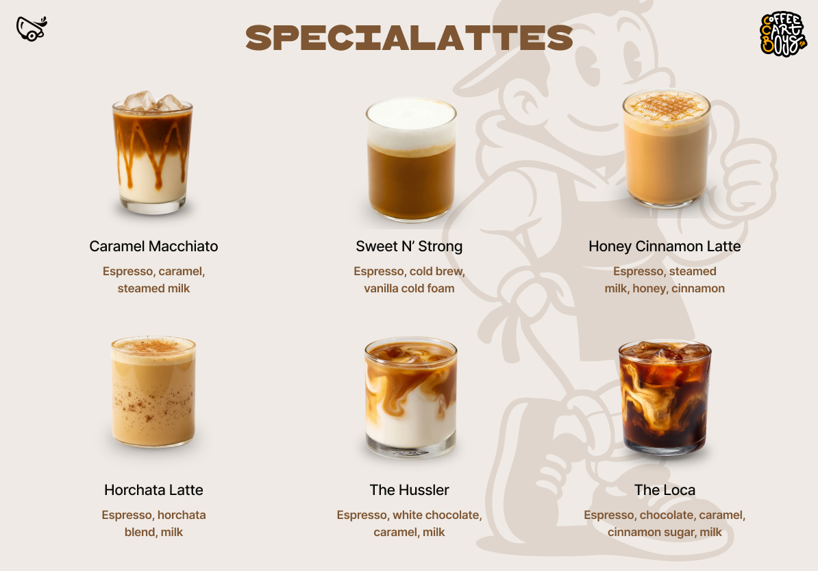 Year Round menu — Specialattes