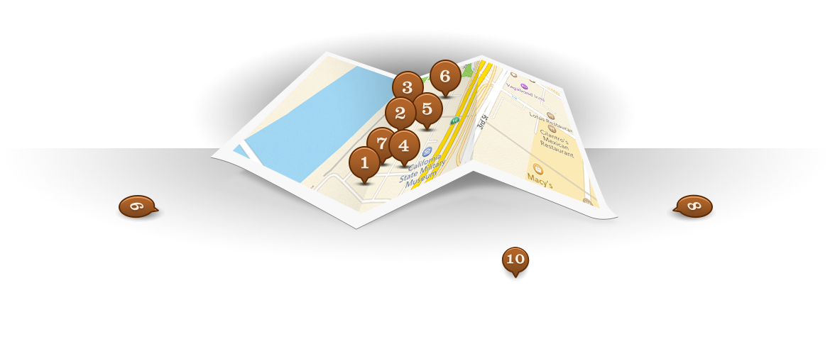 Old Sacramento — mobile app — Map & discovery