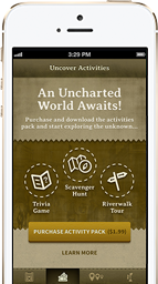 Old Sacramento — mobile app — In hand
